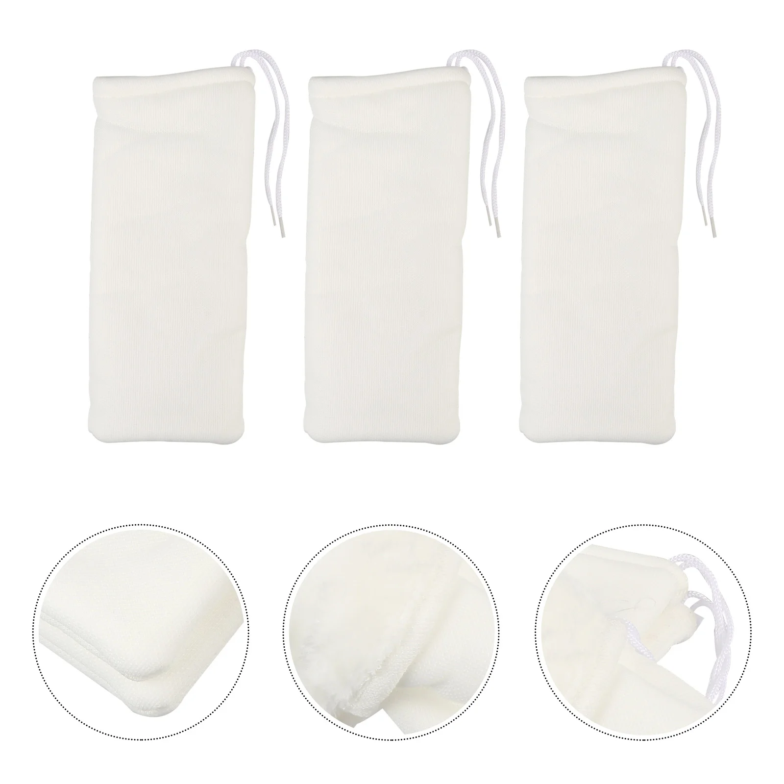 

3 Pcs Fish Tank Filter Bag Aquatic Bags for Fresh Water Change Filtration Blanket Zip Charcoal Aquarium Polyester Mesh