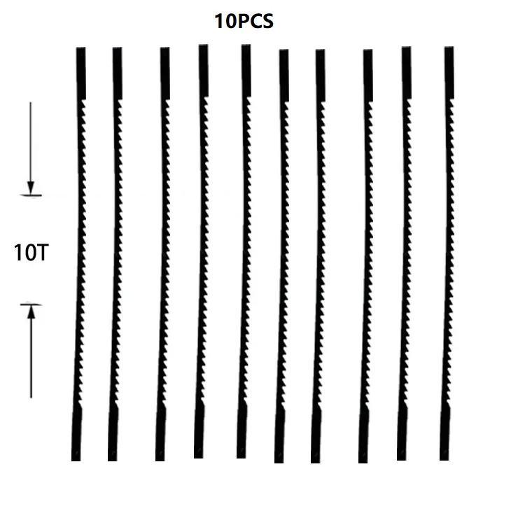 

For: Wood Soft Metal Plastic Scroll Saw Blades Saw Blades Carbon Steel Width 3 Mm For All Machines Require 5in