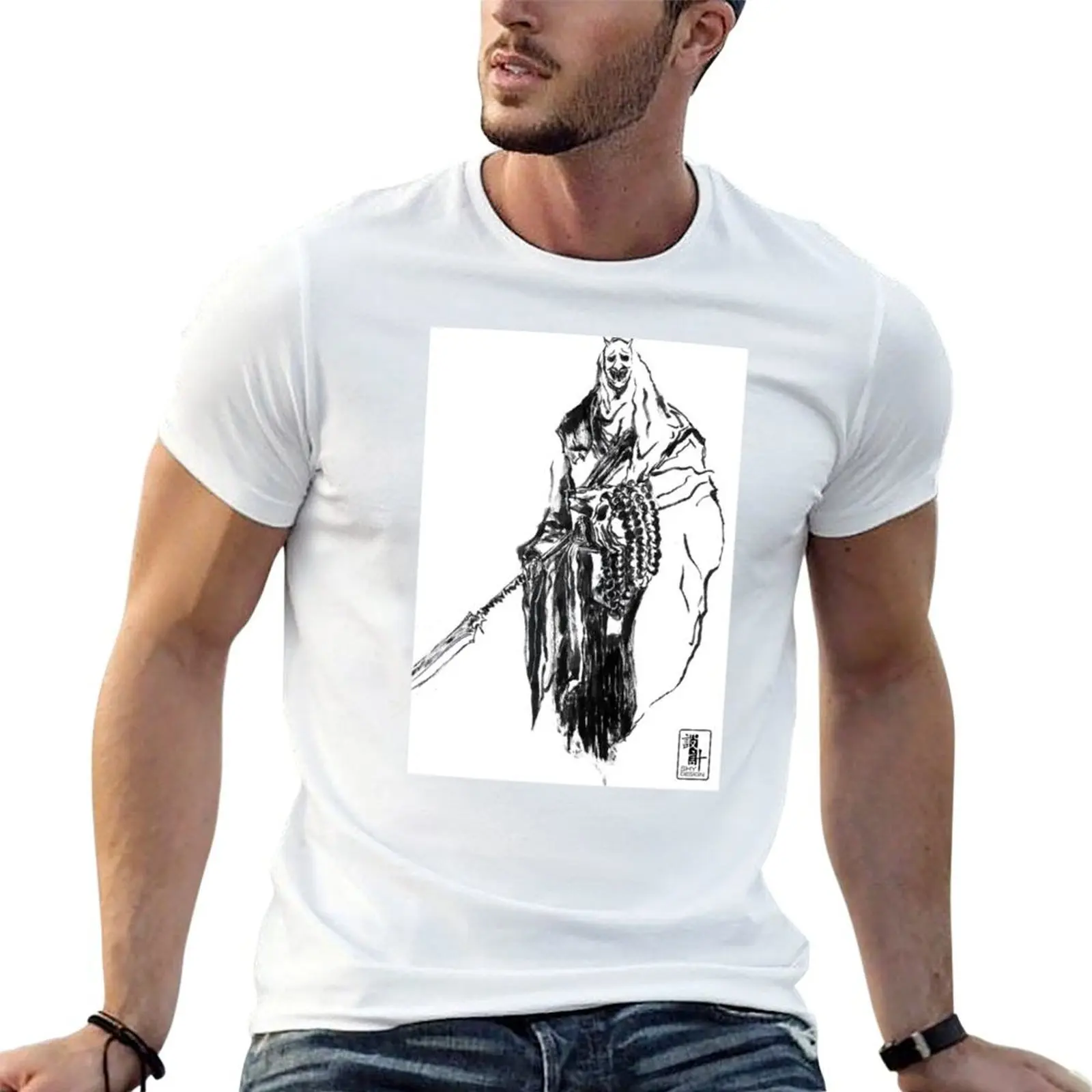 Sekiro - Corrupted Monk T-Shirt Large Size Short Sleeve T-Shirt