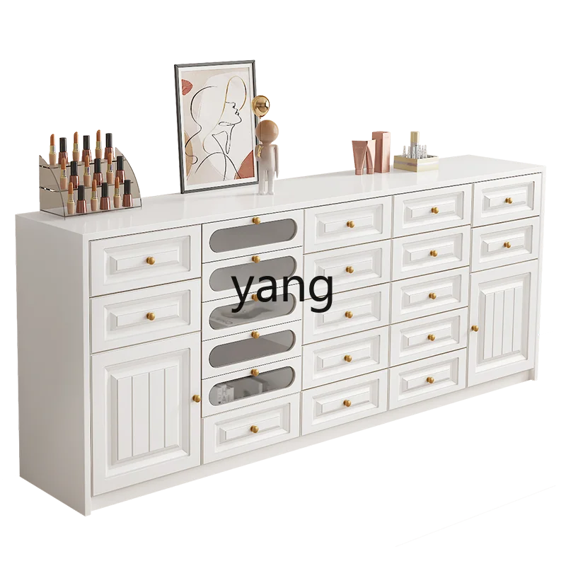Yjq 매니큐어 보관 캐비닛, 보관 서랍 타입 네일 광택제 바닥 컬러 플레이트, 벽면 캐비닛