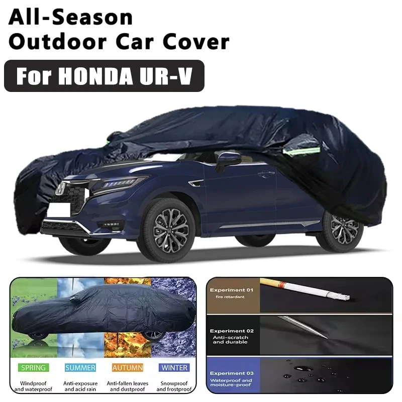 

For HONDA UR-V Car Covers Outdoor Waterproof Dustproof Sun Rain Snow Protection Thick Oxford Cloth Car Accessories