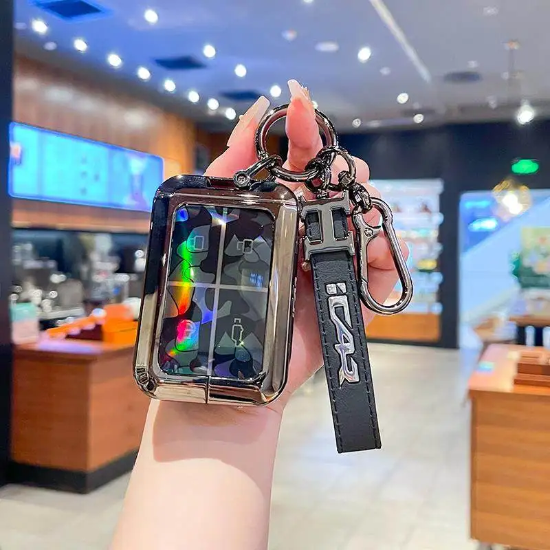 For Chery iCAR V23 key protection cover intelligent Bluetooth physical remote control metal shell full buckle