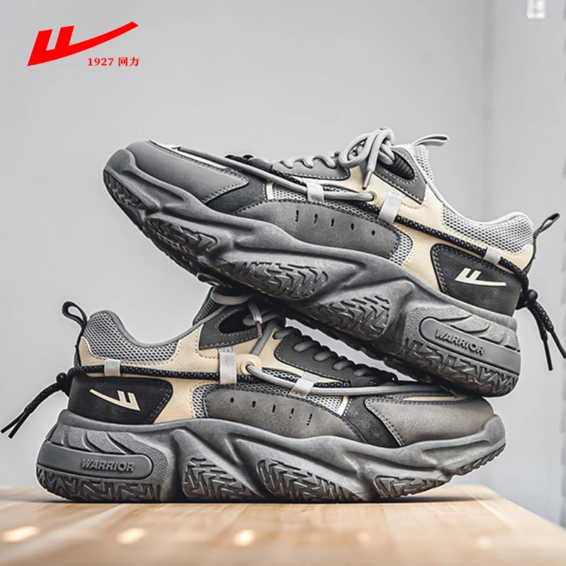 Warrior Sneakers For Men 2023 Spring Platform Arches Ventilate Male Casual Sports Shoes Fashion Basketball Shoes