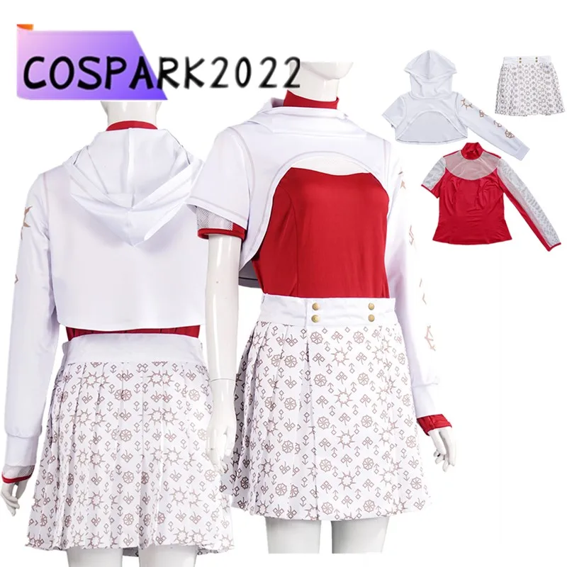 

TV Zombies2025 Фэнтези Аддисон Косплей Костюм Взрослые Женщины Рубашка Юбка Пальто с Капюшоном Одежда Хэллоуин Карнавальный Костюм Партии