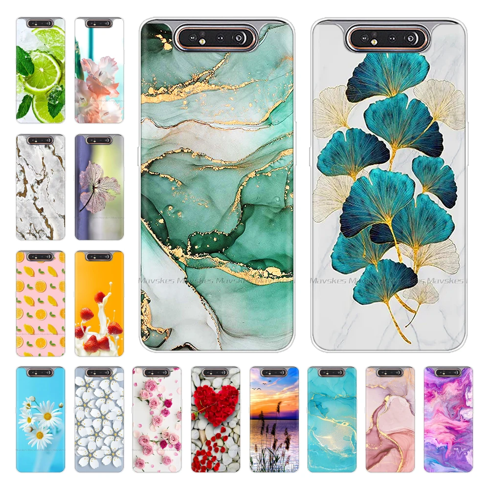 For Samsung Galaxy A80 Case Soft TPU Silicone Phone Back Cover For Samsung A80 2019 A 80 Galaxy A80 A805F A805 SM-A805F/DS Cases