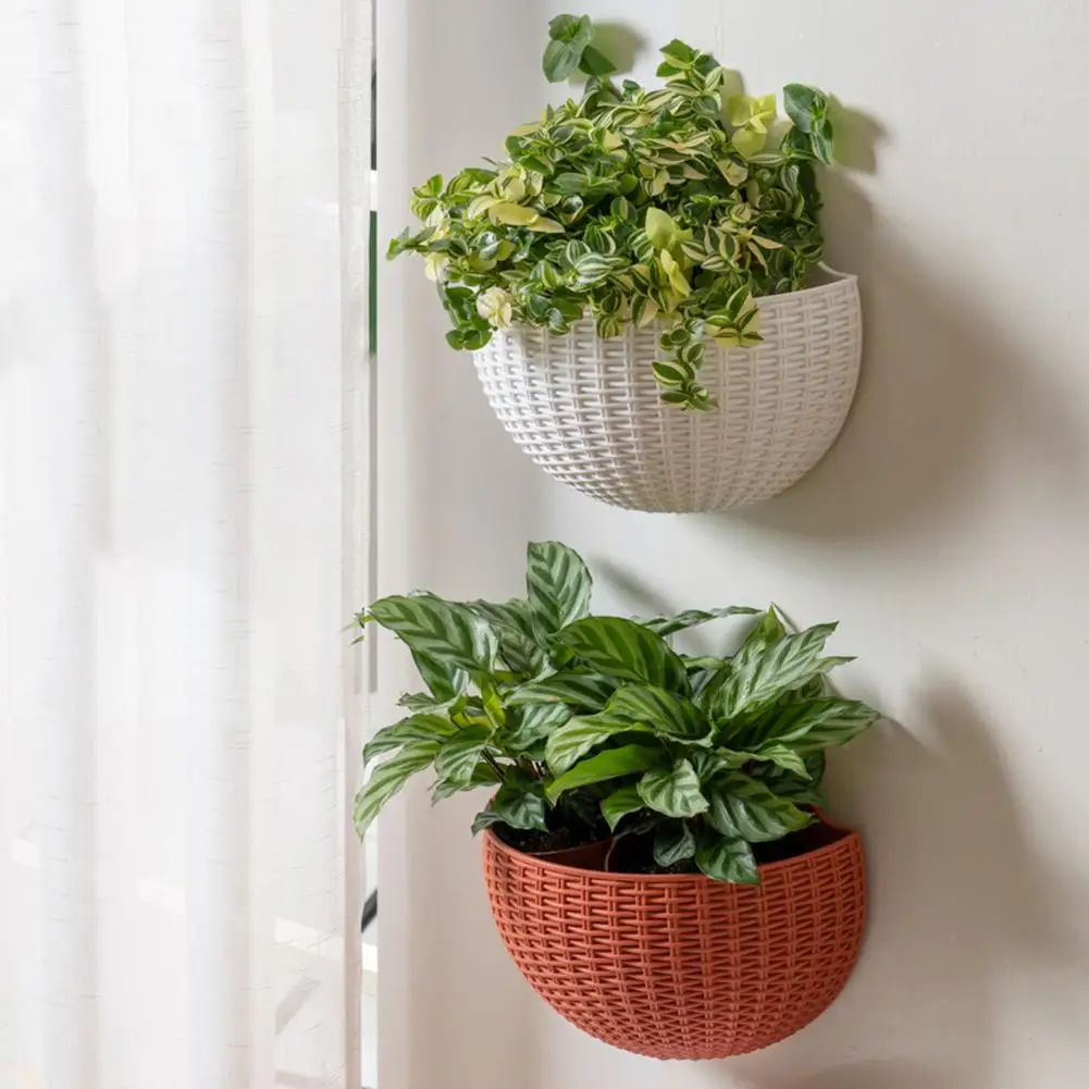 Maceta colgante de pared para el hogar, florero de plantas levitantes, organizador de almacenamiento de pared, macetas montadas en la pared, estilo