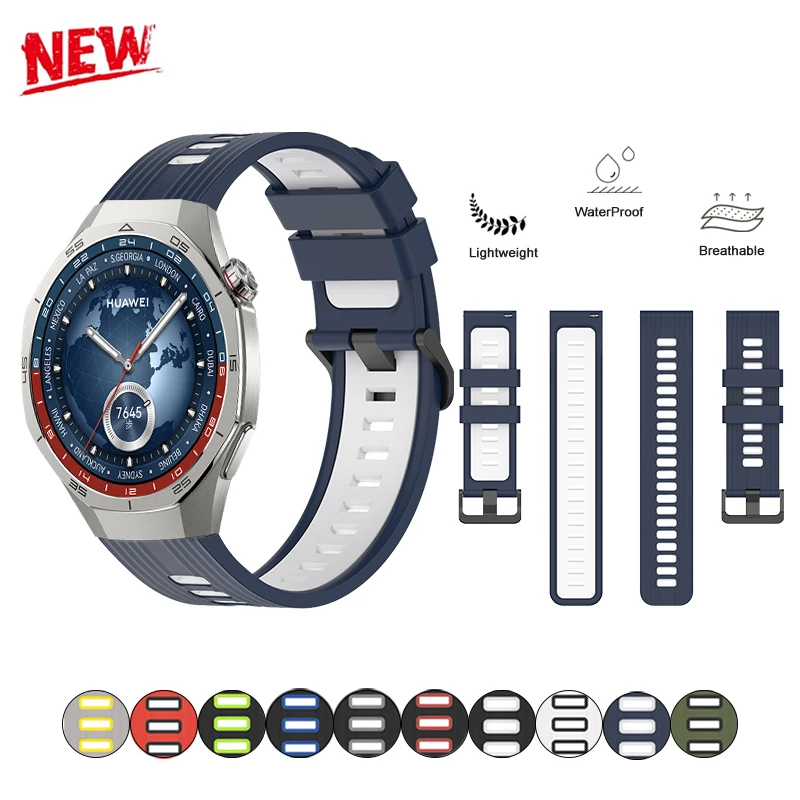 22mm Band For Huawei Watch GT5 pro 46MM/GT4 46mm/GT3 46mm/GT2 46mm Strap For Huawei Watch GT 2 GT2 Pro/GT3 Pro Bracelet