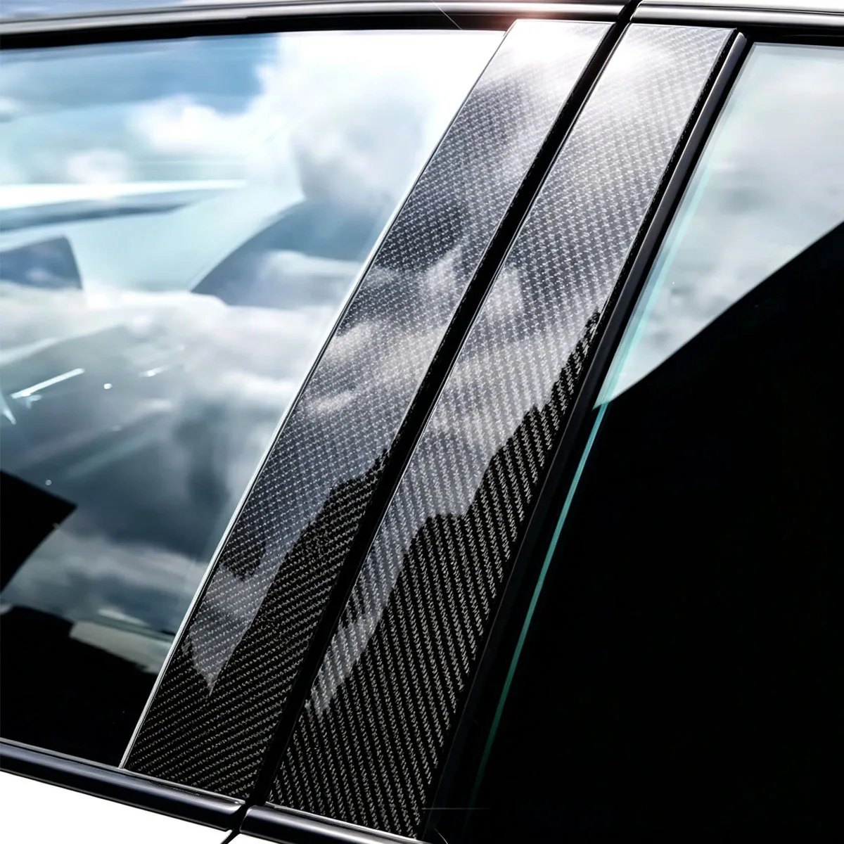 3D 5D carbon fiber tape matte glossy black vinyl wrap self adhesive sticker roll car interior exterior DIY trim