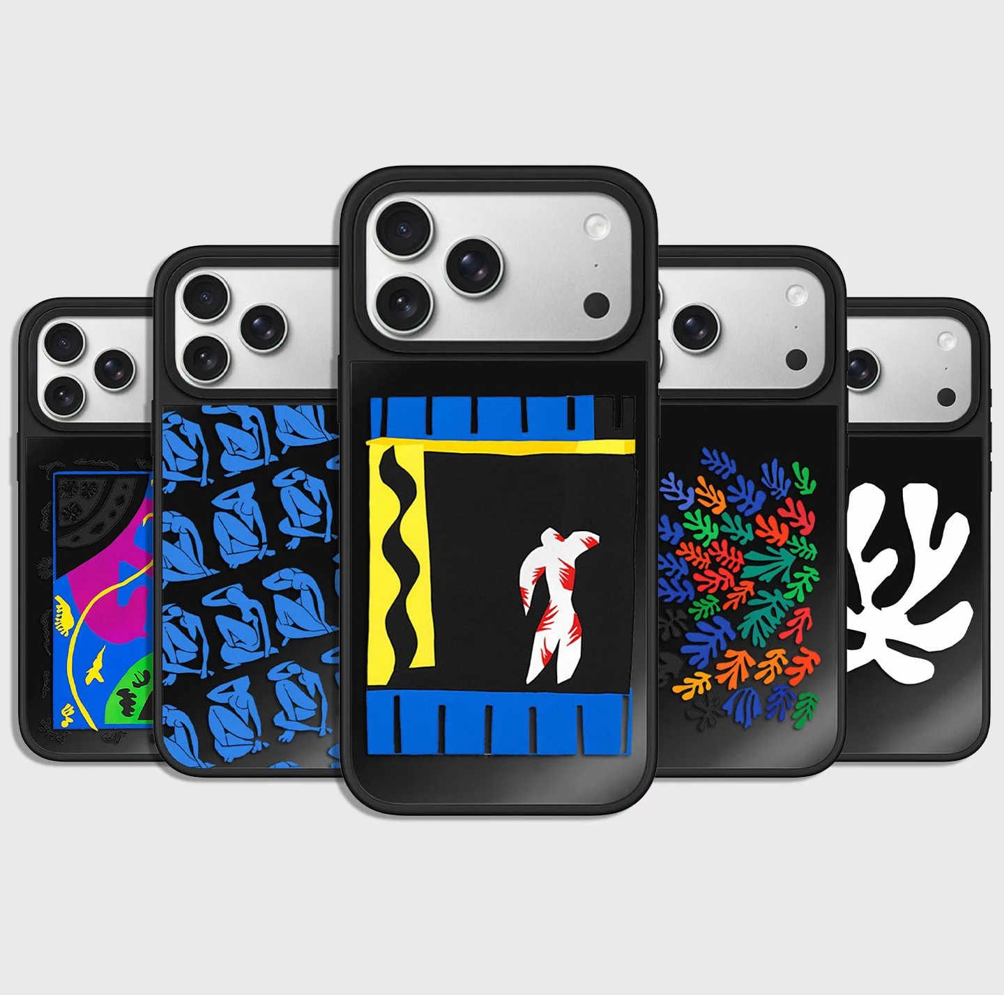 Artistic Man Flower Illustration Black Mirror Surface Magnetic Phone Case Cover for IPhone 14 15 16 17 18 Pro Max Case