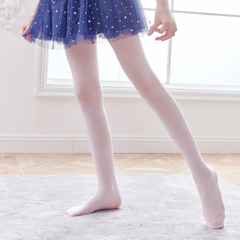 Ballet Tights for Girls Ballet Stockings Transparent Dance Stockings Seamless Tight Microfiber Kid Teen Ballet Pantyhose