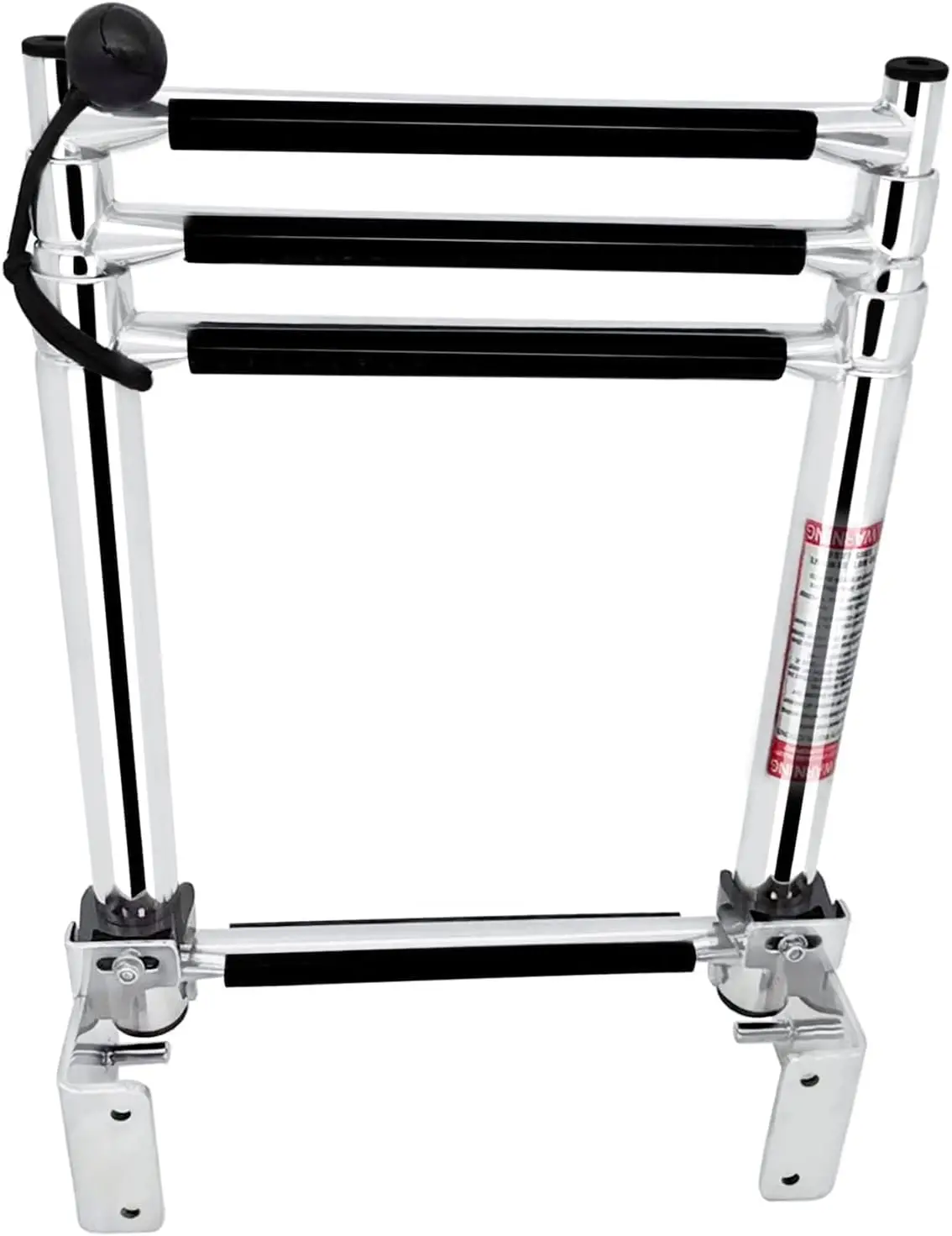 

Folding Boat Ladder, Stainless Steel Telescoping Swim Ladder for Marine Yacht Pool Dock