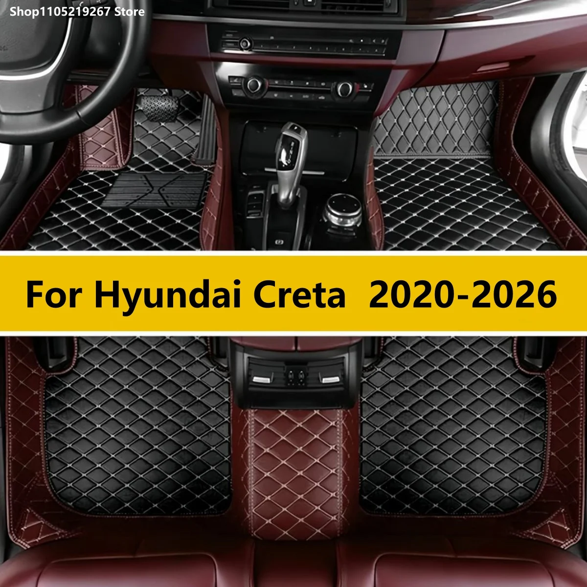 

Автомобильные коврики подходят для Hyundai Creta 2020 2021 2022 2023 2024 2025 2026, автомобильные аксессуары, накладки, автомобильный ковер для ног