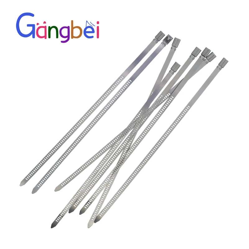 100pcs 4.5*300 STAINLESS STEEL CABLE TIES stainless steel tie bar  4.5*300mm