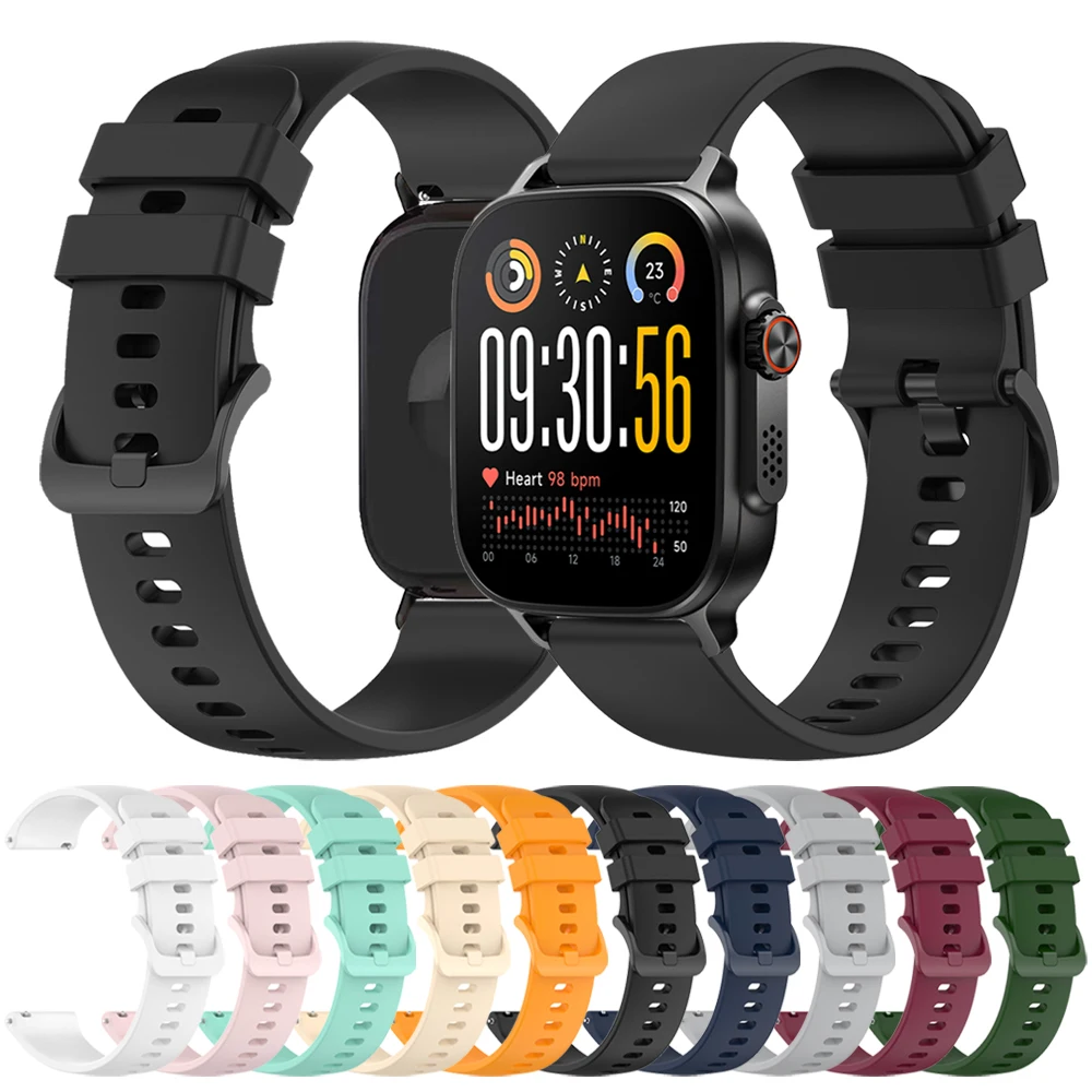 22mm watch strap For Realme Watch 5/S2 smartwatch wristband sport silicone Bracelet correa For Realme Watch 2/3/S/3 2 S pro Band