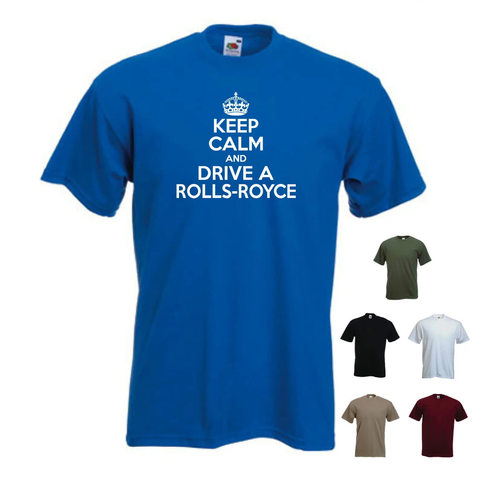 Keep Calm and Drive a Rolls-Royce' Funny Rolls Royce Ghost Phantom T-shirt