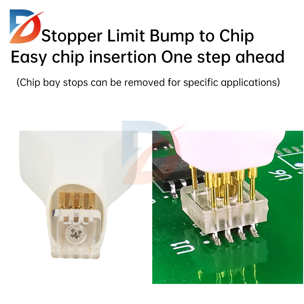 Agulha de queima sop8/wson8/qdfn8, chip de mola, leitura, escrita, sonda de teste adequada para teste de gravação de programa de gravação
