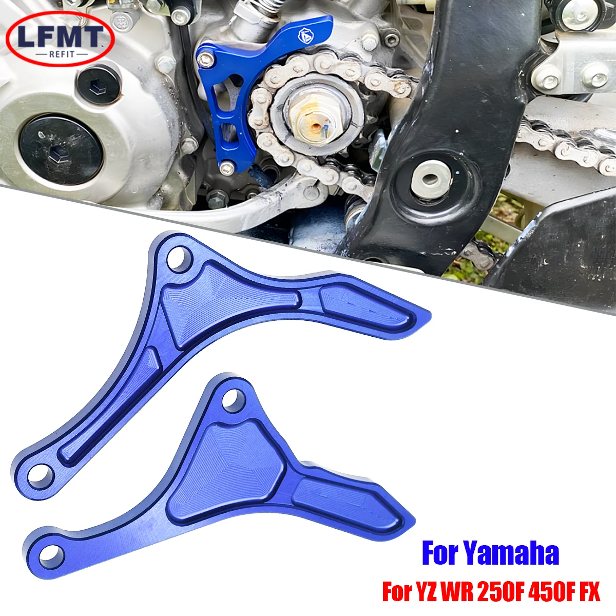 For Yamaha WR YZ Motorcycle Aluminum Engine Plate Case Saver Cover Guard Protector YZ250F YZ450F YZ250FX YZ450FX WR250F WR450F