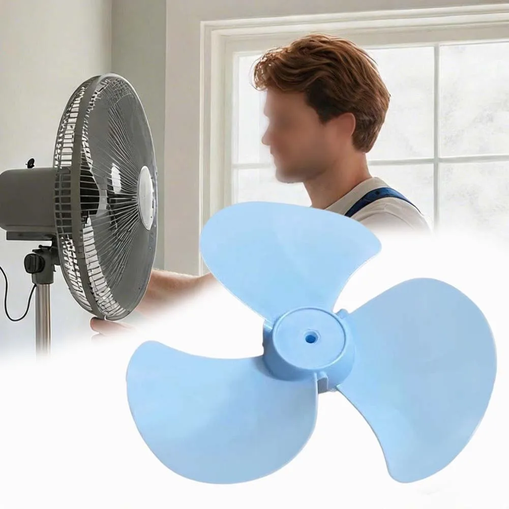 3 Leaves Plastic Fan Blade With Nut Cap For 12-inch Table Fans And Floor Fans Electric Fan Accessories