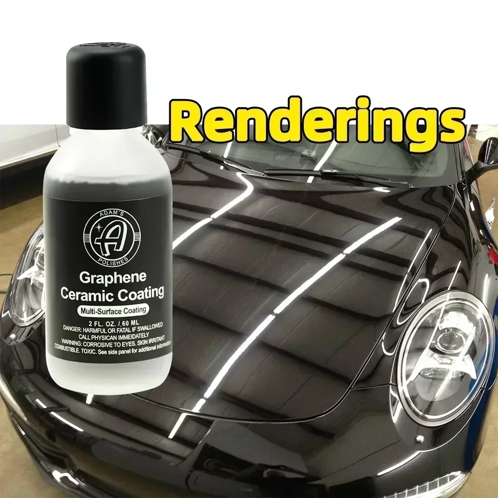 Graphene Ceramic Car Coating 10H for Cars 7+ Years of Protection Apply After Car Wash Clay Bar Car Buffer Polisher Motorcycle