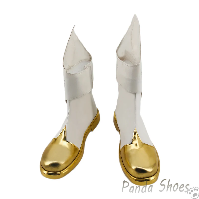 Genshinimpact Traveller Lumine Cosplay Shoes Anime Game Cos Long Boots Lumine Cosplay Costume Prop Shoes for Con Halloween