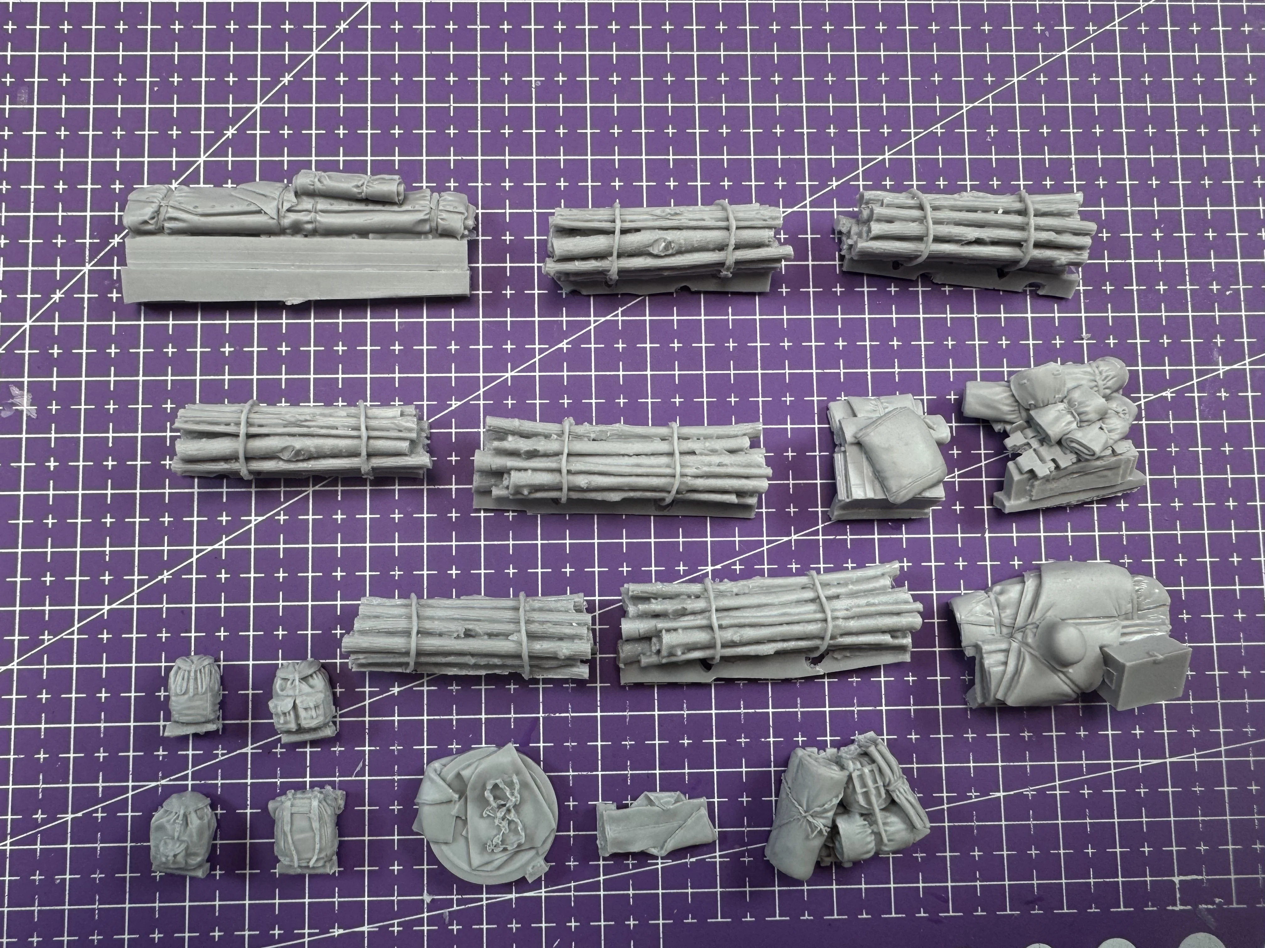 

1:35 Casting Resin Model Assembly Kit, GK， Tiger tank stockpile modification, unpainted