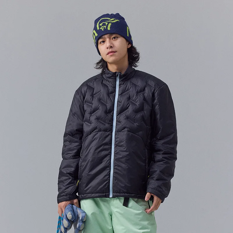 Quality Stand Collar 90% Down Jacket Men Women Unisex Couple's Lightweight Portable Puffer Jacket Winter Outdoor Coat JK-086