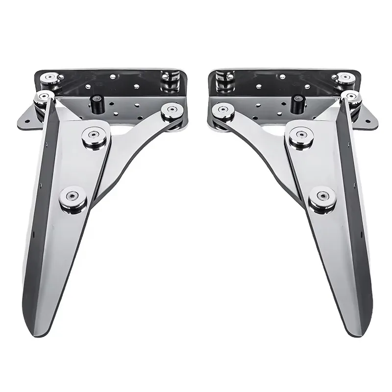 Factory Wholesale Stainless Steel One Pair Fix Folding Hinge Seat Base Hinge