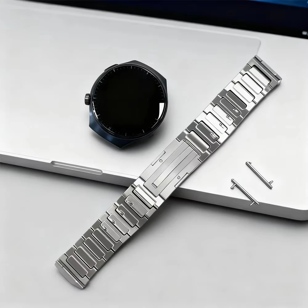 

Ремешок из нержавеющей стали для Huawei Watch GT 6 pro 5 4, металлический браслет correa Amazfit helio/balance 2/bip 5 6, 20 мм 22 мм, ремешок для часов