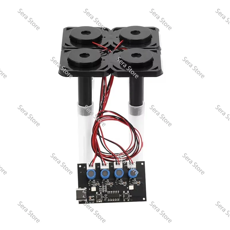 DC5V Four-spray Humidifier Module Ultrasonic Atomizer Kit with Colorful Ambient Light