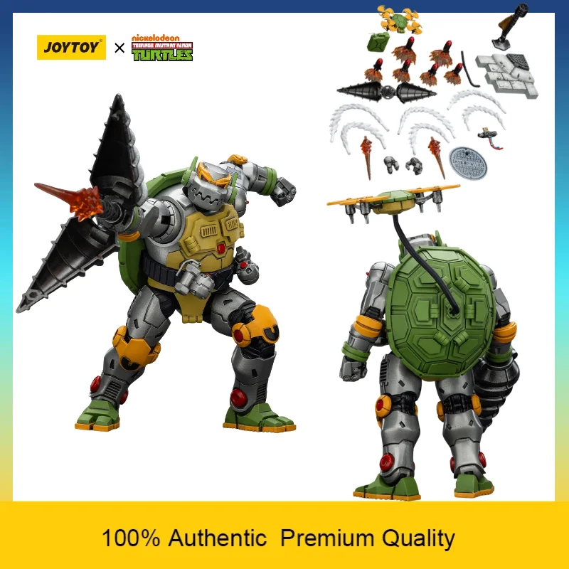 

[In Stock] JOYTOY TMNT Robot Turtle Metalhead 1/18 Scale Fully Articulated Anime Action Figure High Detail Collectible Model Toy
