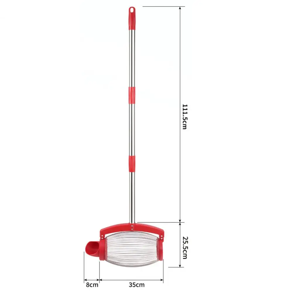 Golfball Walnuss Nuss Sammler Picker Nuss Sammler verlängerter Griff dicke Stange mit Aufbewahrung tasche großes rollendes Walnuss Picker Werkzeug