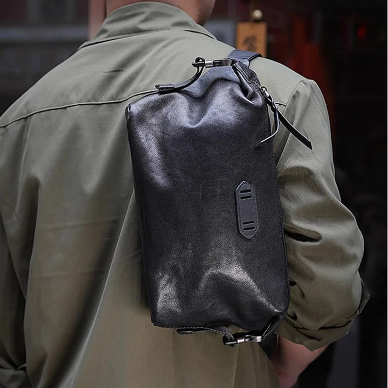 AETOO A new large-capacity, high-end, commuter backpack made of top-grain cowhide for men, a genuine leather single-shoulder bag