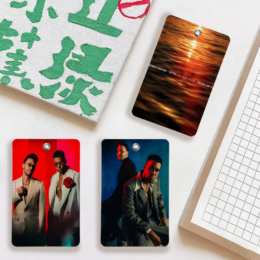 

Держатель для карт Romeo Santos and Prince Royce для ежедневных путешествий, автобусных карт, защита для карт доступа, подходит для ежедневного использования.