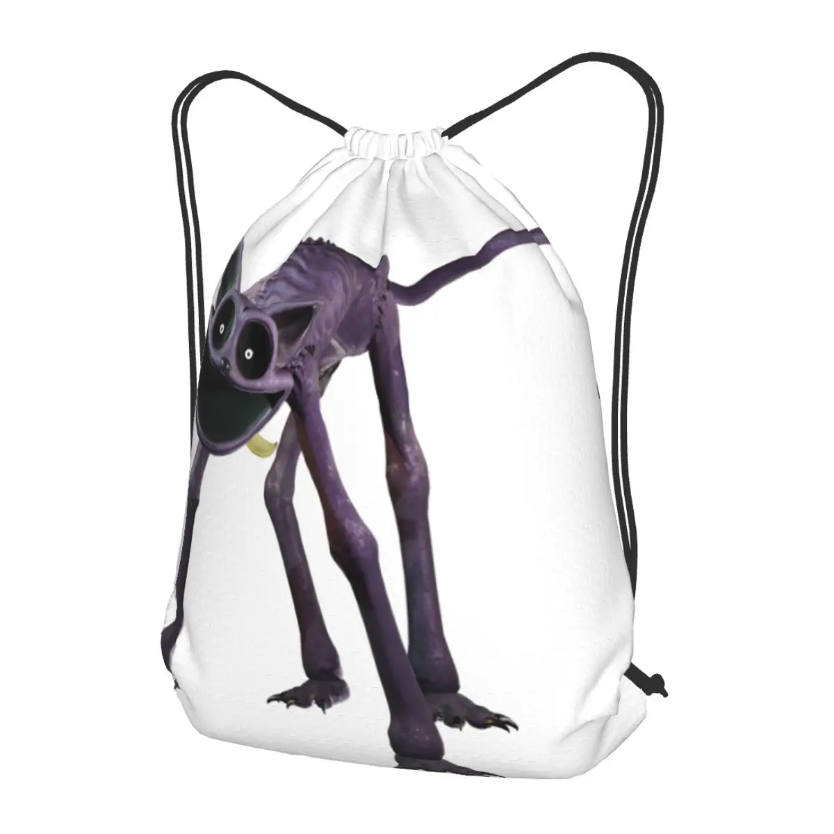 

CATNAP Monster Backpacks Fashion Drawstring Bags Sports Bag Book Bags for Man Woman Students
