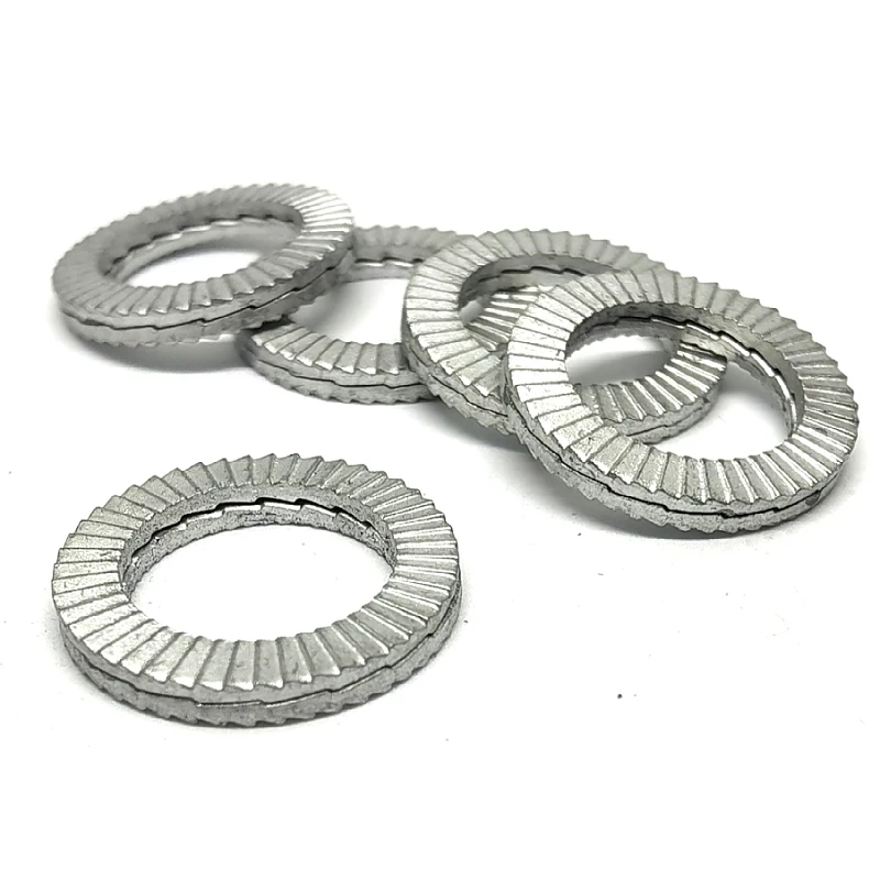 1/10pcs M8 M10 M12 M16 M20 Washer Lock Washers Genuine Wedge Lock Washers Wedge lock washer Dacromet Gasket