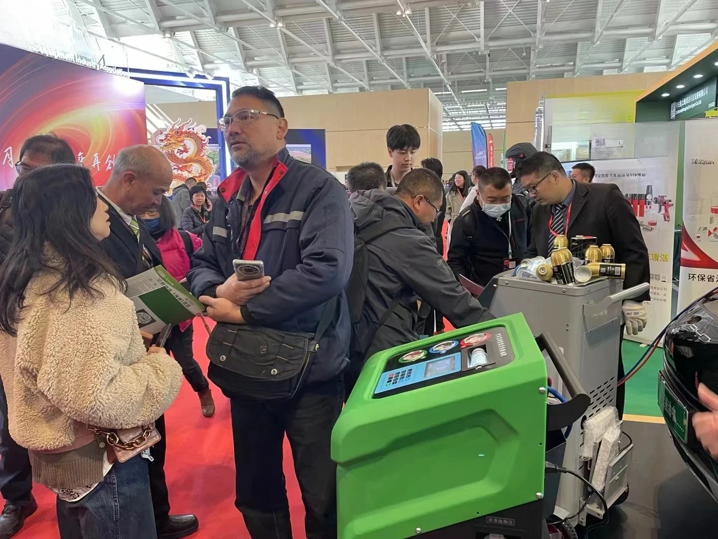 Electric Car With Ac Gas Flush Ac Recovery Machine For Car