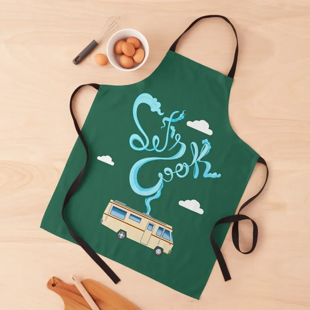 

Breaking Bad Lets Cook BitC$#* Apron Kitchen New 2022 Year Trim Cloth Apron