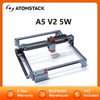 Atomstack A5 V2 5W Laser Engraver 24000mm/min High Speed Engraving Machine 400x400mm Support APP Control Engraving Wood Acrylic