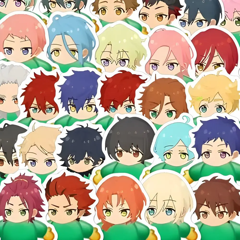 Ensemble Stars Sazanami Jun Saegusa Ibara Kagehira Mika Aoi Hinata Aoi Yuta Water Cup Stickers Guitar Cell Phone Piano Stickers