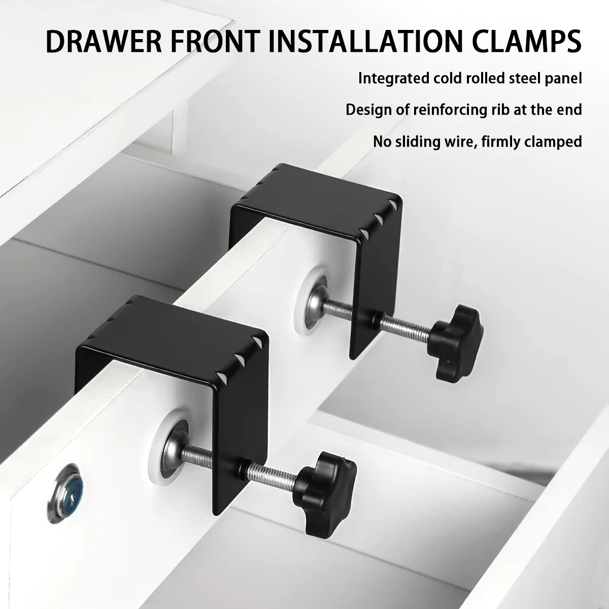 مصدر المصنع تركيب درج سريع التركيب لمشبك أداة النجارة 4 قطعة لكل صندوق مشبك درج المختبر