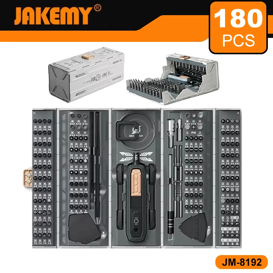 

180 in 1 Torx Hex Phillips Screwdriver Bits Repair Tool Kit for iPhone Xiaomi Camera Precision Set