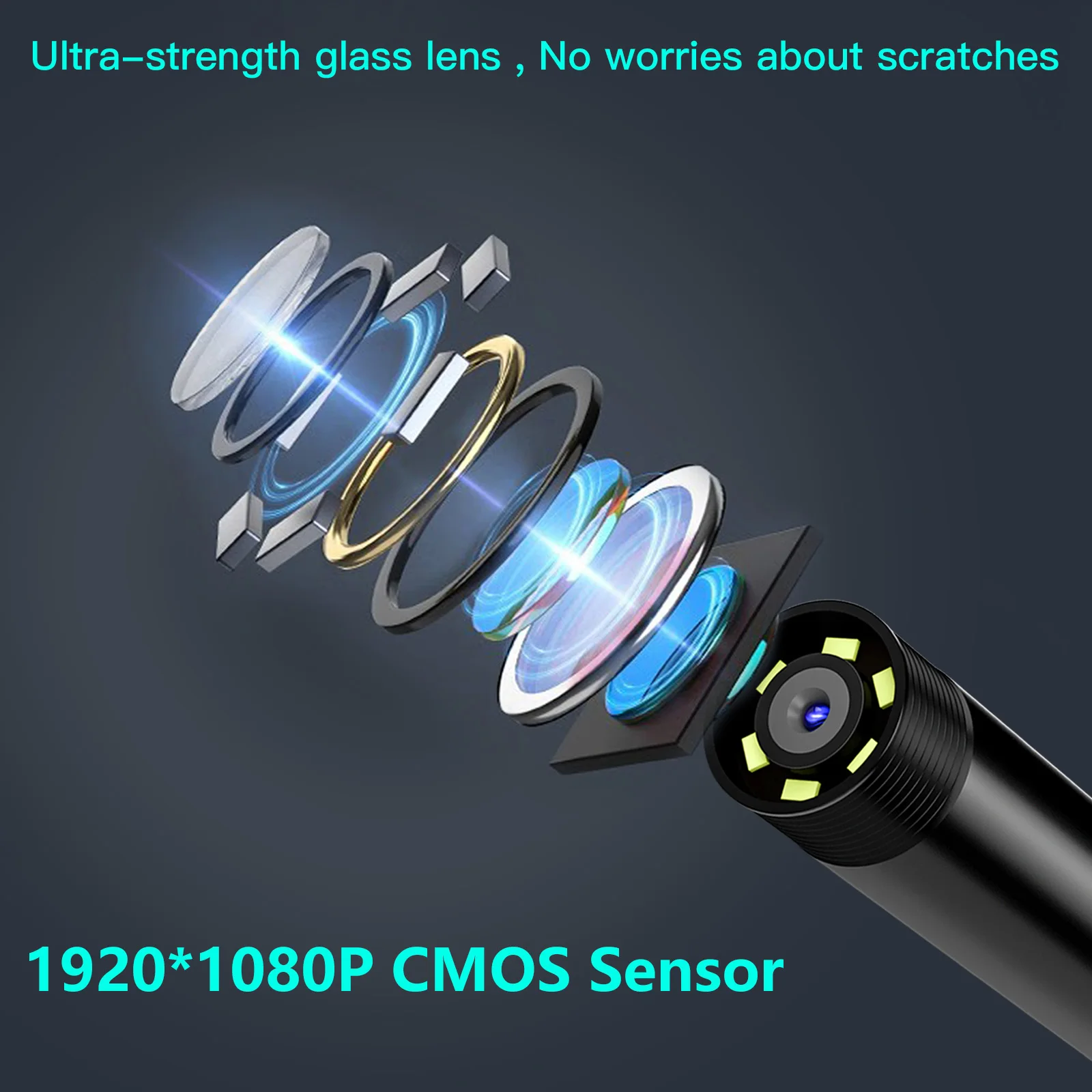 جديد وصول 3 في 1 1080P كاميرا المنظار الصناعي USB مقاوم للماء ثعبان كابل التفتيش المنظار للهاتف أداة باردة #5