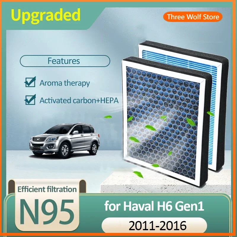

Activated Carbon Air Filter for Haval H6 Gen1 Great Wall Hover H6 MK1 2011 2012 2013 2014 2015 2016 Auto Air Conditioner Filter