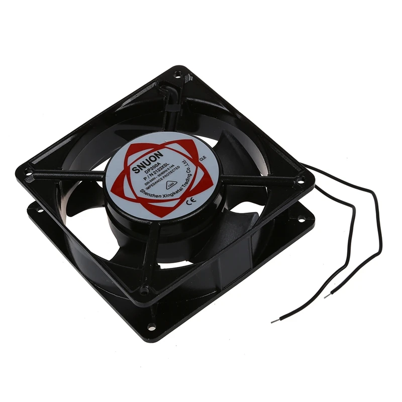 Ventilador de Metal para CPU de ordenador, ventilador negro, CA 220-240V, 0.14A, 120Mm x 120mm