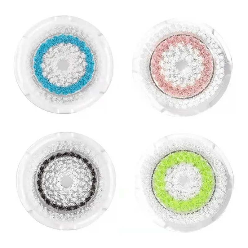 [B25B!】 4 Pack Brush Head Replacements Deep Pore Face For Clarisonic Mia 1, Mia 2, Mia Fit, Alpha For Smart Profile Uplift And A