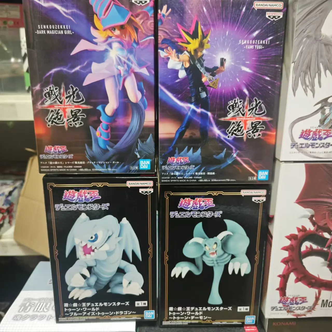 الأصلي كونامي وحوش الفيلق إله أوبليسك العذبة السماء التنين يو غي أوه! ألعاب تمثال الحركة من مادة PVC