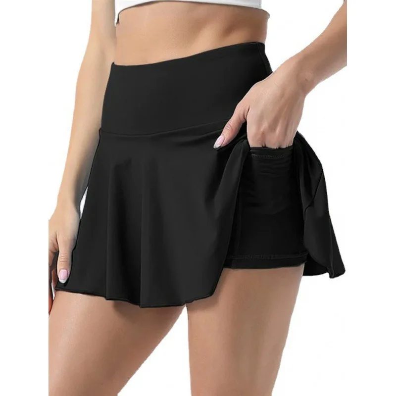 New Women\'s Tennis Skirts with Pockets High Waisted Pleated Skirt Tennis Skirt High Waist Sports Skirt Clothing