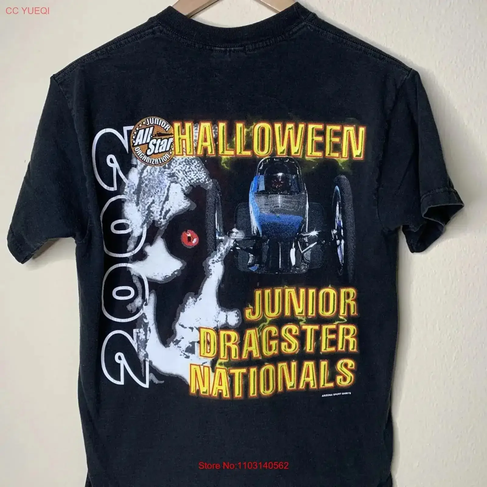 Vintage Junior Dragster Nationals T Shirt Mens Sz S Halloween Drag Racing Y2K Washed homme designer clothes vintage Washed