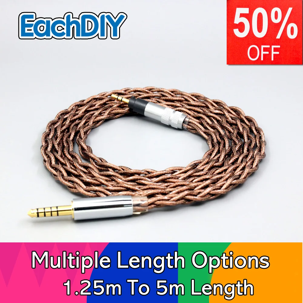 

99% 24k Gold 7n Pure Silver Graphene Shield Earphone Cable For Sennheiser Urbanite XL On Over Ear Headphone LN008560