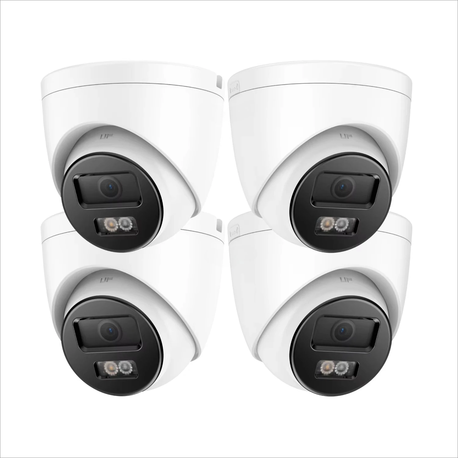 ANNKE C1200 12MP 4 قطعة مجموعة PoE IP الأمن AI واسعة النطاق الذكية الهجين ضوء SD فتحة للبطاقات ميكروفون قبة CCTV IP67